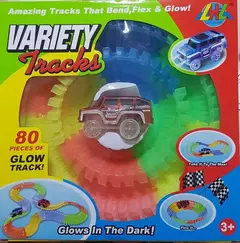 Pista Luminosa C/Auto Variety Tracks