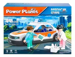 Cuerpo Medico Vehículo C/Luz Y Sonido Power Planet