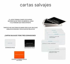 Cartas Salvajes - tienda online