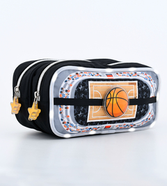 Cartuchera Doble Cierre Play Basket Footy - comprar online