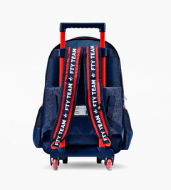 Mochila Play Termoformada Con Luz Carro 18" V/Colores en internet