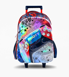 Mochila Play Termoformada Con Luz Carro 18" V/Colores - comprar online