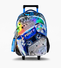 Mochila Play Termoformada Con Luz Carro 18" V/Colores - tienda online