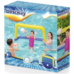 Arco De Futbol Para Pileta C/pelota Inflable Bestway
