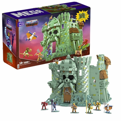 Bloques De He-Man Castillo Grayskull De Másters Del Universo De Mega Construx