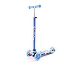 Monopatín Rainbow Wind 4 Ruedas Con Protecciones Azul - tienda online