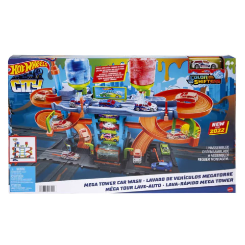 Hot Wheels City Mega Car Wash Lavadero De Autos
