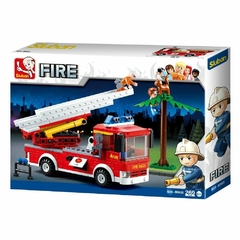 Sluban Camion de Bomberos con escalera Simil Lego 269 Piezas