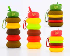 Botellita De Silicona Flexible Hamburguesa Footy