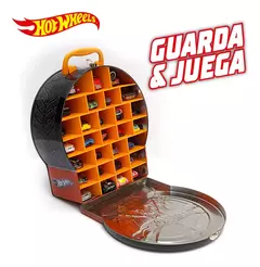 Valija Guarda Autos Metálico Hot Wheels Rueda 29 Autos - tienda online