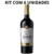 VINHO CHILENO TARAPACA MERLOT RESERVA 750ML TINTO KIT COM 6 - Click Bebidas