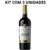 VINHO CHILENO TARAPACA CARMENERE RESERVA 750ML TINTO KIT COM 3 - loja online