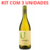 VINHO U UNDURRAGA VALLE CENTRAL CHARDONNAY 750ML BRANCO KIT C/3 - Click Bebidas