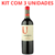 VINHO U UNDURRAGA VALLE CENTRAL CARMENERE 750ML TINTO KIT C/ 3 - Click Bebidas