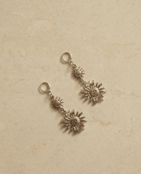 Brinco Sóis Prateado