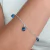 Pulseira Gotas de Zircônia Azul - comprar online