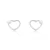 Brinco Coração Contorno Pontilhado - comprar online