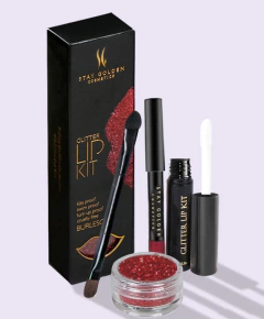 Imagen de **PRE ORDEN**Stay Golden Cosmetics - Glitter Lip Kit✨