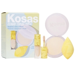 ** PRE ORDEN** Kosas- Cloud Skin Complexion Bestsellers Set - Concealer, Setting Powder, Makeup Sponge