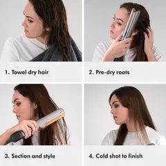 **PRE ORDEN**Dyson- Limited Edition Airstrait™ Wet-to-Dry Straightener in Jasper Plum - Beauty Glam by Kar