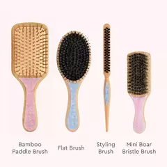 **PRE ORDEN** Emi Jay - Mini Boar Bristle Hair Brush in Pink Sugar - comprar en línea