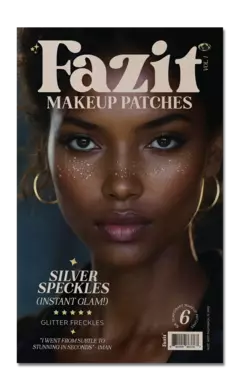**PRE ORDEN** Fazit- Silver Glitter Freckles Makeup Patches - comprar en línea