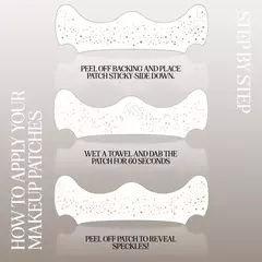 **PRE ORDEN** Fazit- Gold Glitter Freckles Makeup Patches - Beauty Glam by Kar