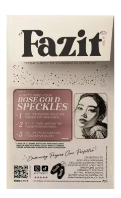 **PRE ORDEN** Fazit-Rose Gold Stardust Speckles Makeup Patches - comprar en línea