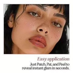 **PRE ORDEN** Fazit-Rose Gold Stardust Speckles Makeup Patches - tienda en línea
