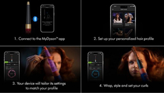 Imagen de **PRE VENTA** Dyson- New Dyson Airwrap i.d.™ multi-styler and dryer Straight+Wavy (Red Velvet/Gold)