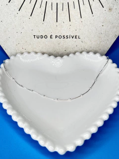 Choker Bolinhas Prata - comprar online