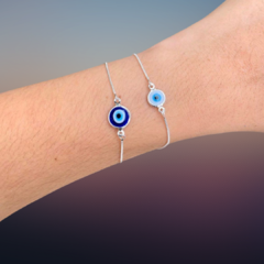 Pulseira Olho Grego Prata
