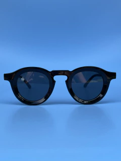 Óculos de Sol Redondo Preto - comprar online