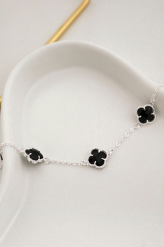 Pulseira Trevos Prata