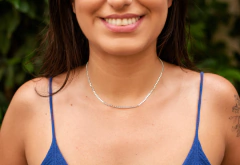 Choker Chapinhas Prata e Dourado - comprar online