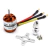 Motor D2836 1500kv Brushless Empuxo 1,1kg