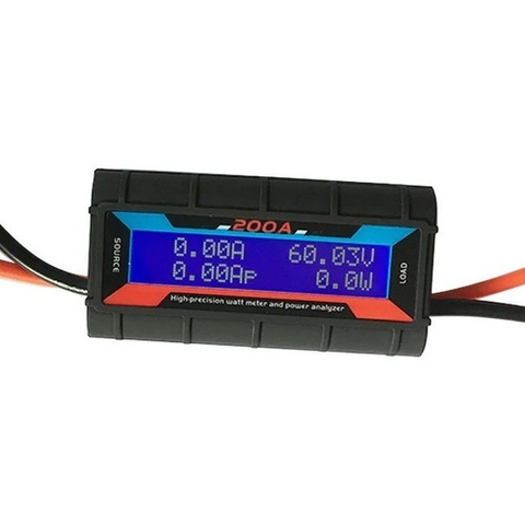 Wattimetro Voltimetro Amperimetro 60v 200a Aeromodelismo