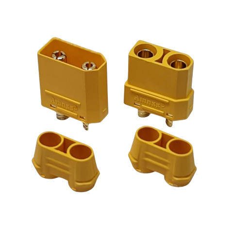 2 Pares de Conectores XT90 com Acabamento
