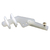 Kit com 4 Horns e 4 Clevis para Linkagem de Aeromodelo - BRASILIA MODELISMO