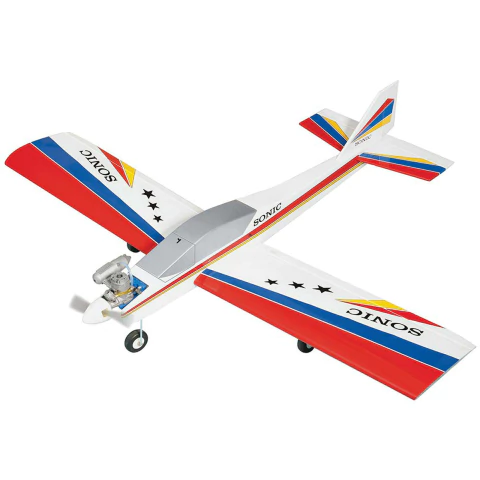 Aeromodelo Sonic MK2 25-32 Asa Baixa ARF Elétrico Combustão