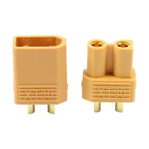 Conector XT30 Par (Macho + Fêmea)