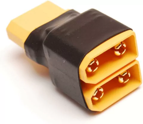 Adaptador XT90 para Ligar Duas Baterias LiPo em Paralelo