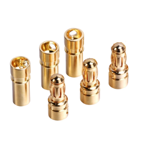 3 Pares - Conectores Bullet Banana 3.5mm