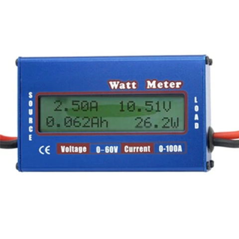 Wattimetro Voltimetro Amperimetro Alta Precisão 60V 100A DC
