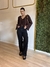 CALÇA JEANS PRETO WIDE LEG - comprar online