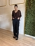 CALÇA JEANS PRETO WIDE LEG - Luar Store