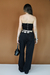 CALÇA JEANS PRETO WIDE LEG