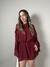 Imagem do VESTIDO CHIFON BOHO COM BABADO OMBRO