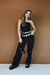 CALÇA JEANS PRETO WIDE LEG na internet
