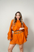VESTIDO CHIFON BOHO COM BABADO OMBRO - comprar online